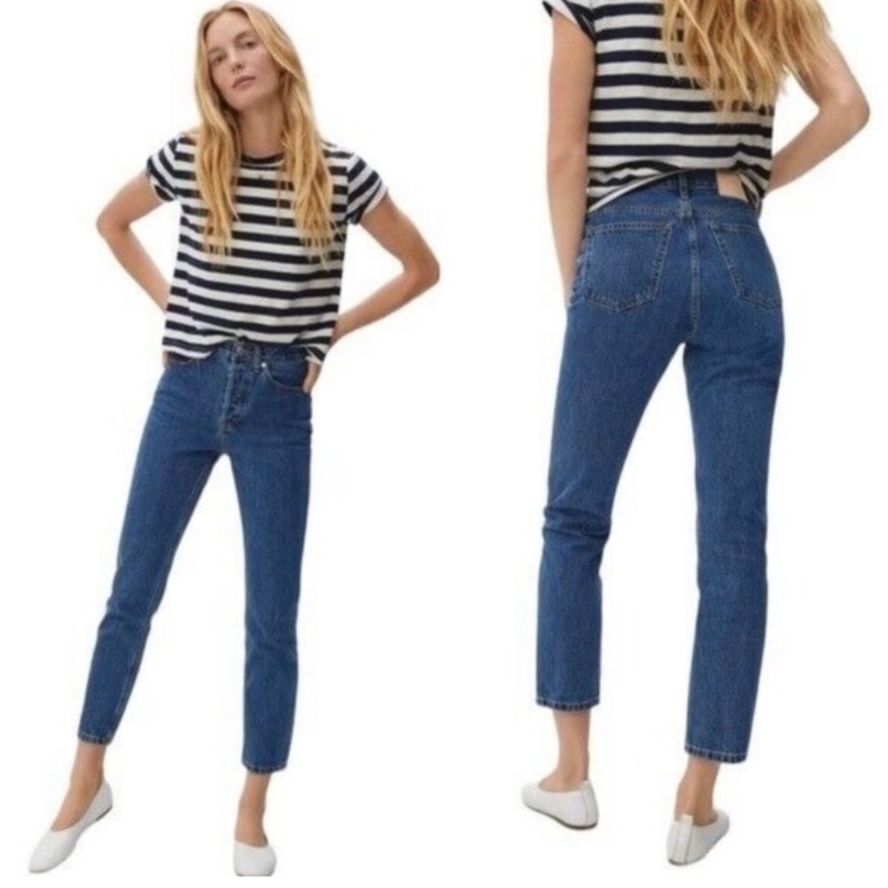 Everlane The 90’s Cheeky Ankle Jean Organic Cotton Size 26